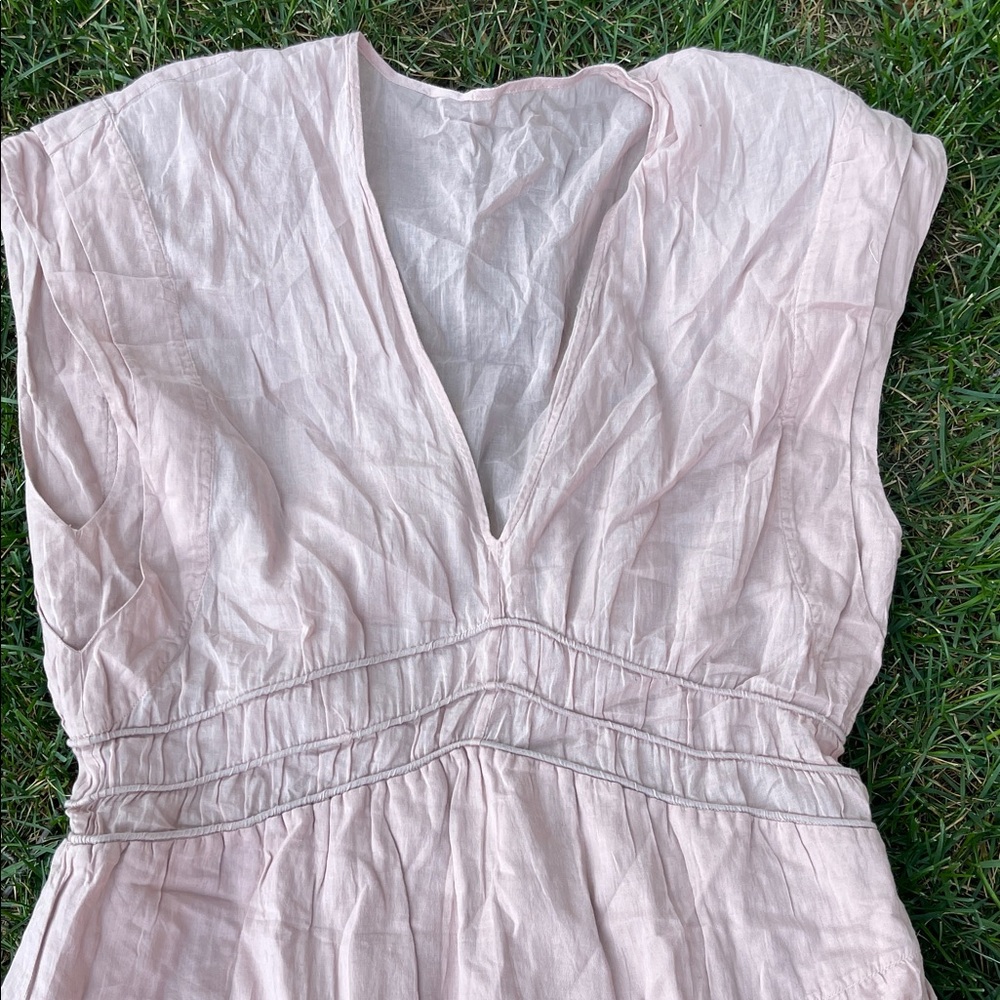 Light Pink Ruffled Dress - Picture 2 of 3